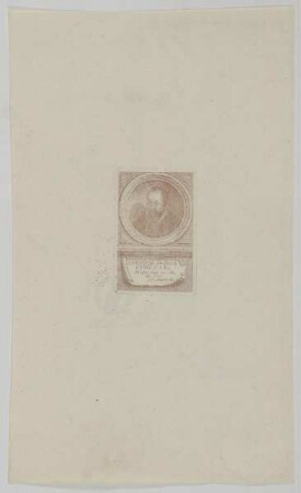Bildnis des Christof Fabius Gugel
