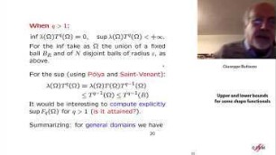 Upper and lower bounds for some shape functionals