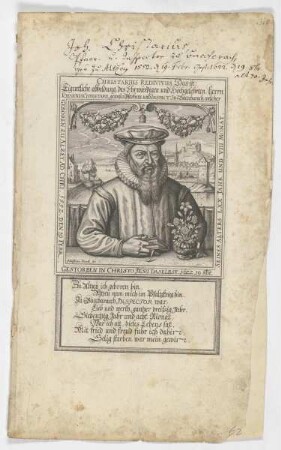 Bildnis des Johannes Christarius