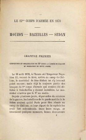 Guerre de 1870 : Bazeilles - Sedan ; Avec 2 cartes