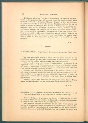 Honorio F. Delgado: Naturaleza elemental del proceso de la función. Tesis para el doctorado en medicina, Lima, 1919