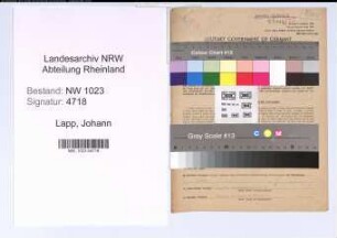 Entnazifizierung Johann Lapp , geb. 28.11.1892 (Kaufm.Angest.)