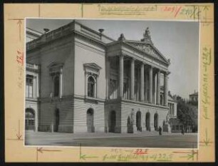 Neues Theater, Leipzig: Ansicht von Süden