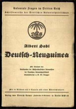 Abhandlung über die ehemalige deutsche Kolonie Deutsch-Neuguinea
