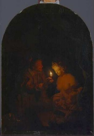 Junger Mann mit weiblicher Büste ("Pygmalion")