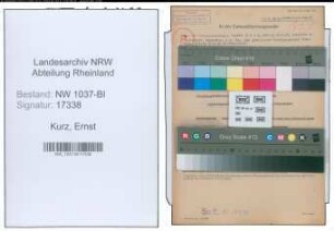 Entnazifizierung Ernst Kurz , geb. 27.06.1906 (Stadtinspektor)