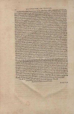 De Euclide, ex Proclo.