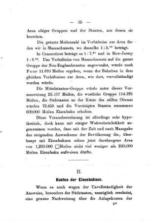 Kosten der Eisenbahnen