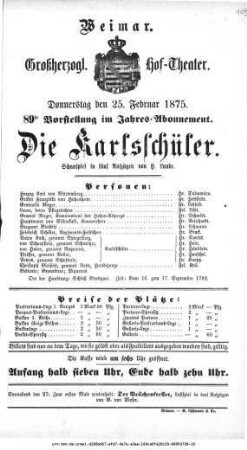 Die Karlsschüler