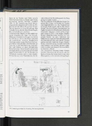 Abb.2 : Hatzburg bei Wedel , Kr. Pinneberg. Die Grabungsbefunde.