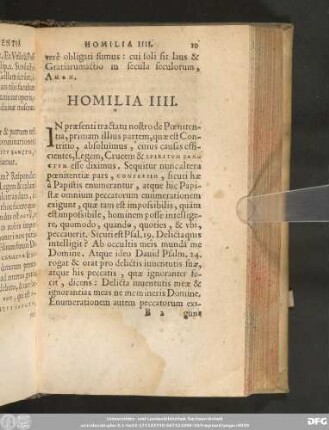 Homilia IIII.