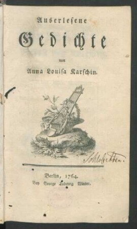 Auserlesene Gedichte