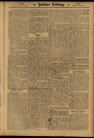 Zweite Ausgabe vom Montag, den 20. Oktober 1913.
