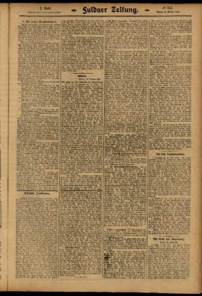 Zweite Ausgabe vom Montag, den 20. Oktober 1913.