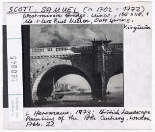 Samuel Scott: Westminster Bridge