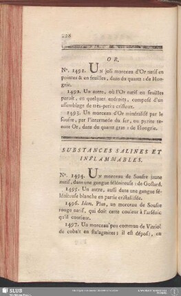 Substances Salines Et Inflammables