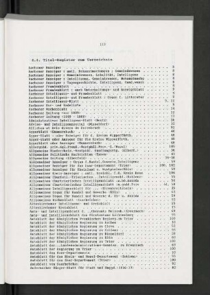 4.4. Titel-Register zum Verzeichnis