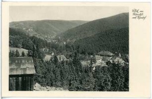 Bärenfels. Blick von Bärenfels nach Kipsdorf