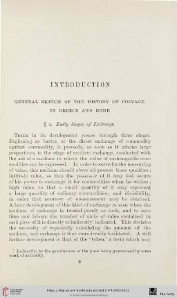 Introduction. General Sketch of the History of Coinage in Greece and Rome
