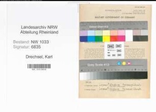 Entnazifizierung Karl Drechsel , geb. 07.08.1914 (Angestellter)