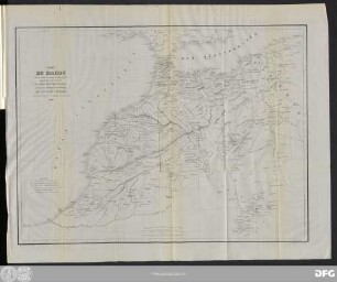 Carte Du Maroc [...] 1860