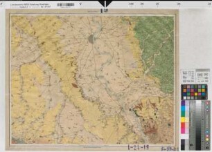 Rheinprovinz Westfalen (Provinz) geologische Karte der Rheinprovinz und der Provinz Westfalen auf Grundlage der v. Dechenschen Geologischen Karte und der Königlichen Generalstabs Karte 19. Sektion Köln