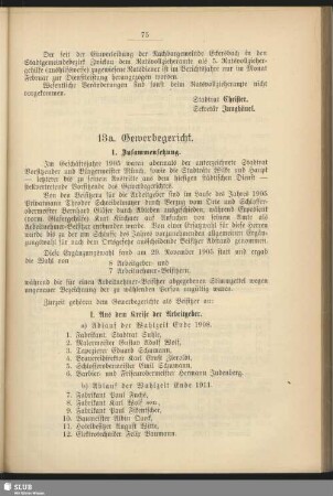 13a. Gewerbegericht