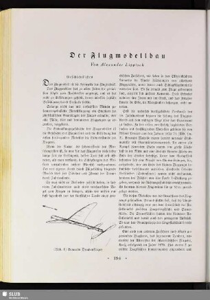 Der Flugmodellbau