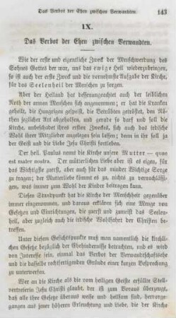 143-160 Das Verbot der Ehen zwischen Verwandten