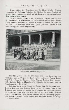 Vereinslazarett Rhenanenhaus-Fechtschule.