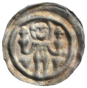 Fundmünze, Brakteat, 1254 - 1295