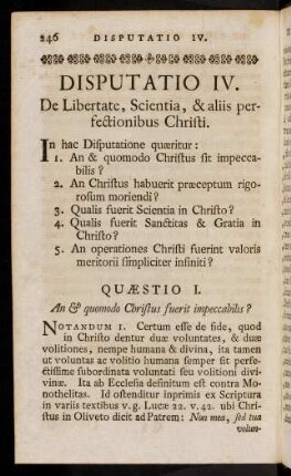 246-362, Disputatio IV.