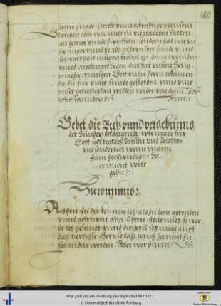 [160r - 187v] Verschiedene Gebete.