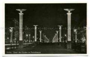 Unter den Linden bei Nacht