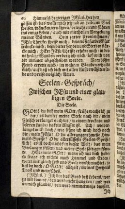 62-73, Seelen-Gespraech ...