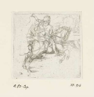 Galoppierender Reiter (Der kleine Kurier)