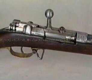 Infanteriegewehr M/71, System Mauser, mit Einlegelauf für Patrone 88
