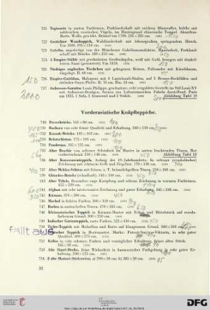 Vorderasiatische Knüpfteppiche (Nr. 730-754)
