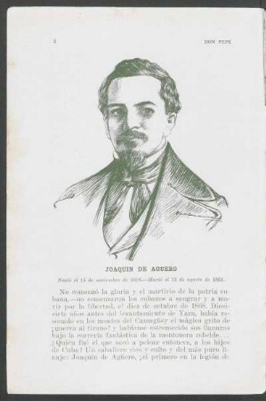 [Retrato de] Joaquin de Agüero