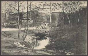 Ansichtskarte "Kleiner Bach", Viktoriapark