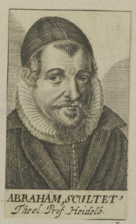 Bildnis des Abrahamus Scultetus