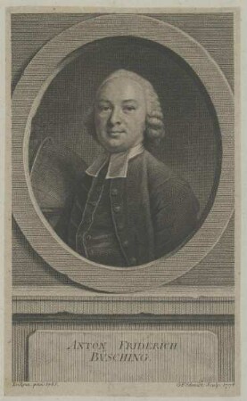 Bildnis des Anton Friderich Büsching