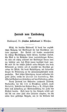Herrad von Landsberg.