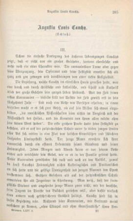 285-298 Augustin Louis Cauchy : Schluß