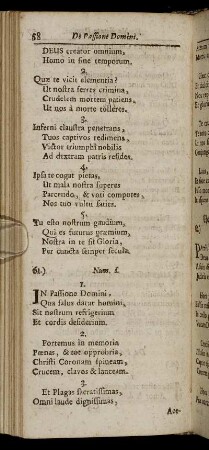 61.) Num. I. - 90.) De Justificatione & Renovatione.