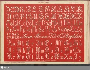 Tafel 43 u. 44, Buchstaben