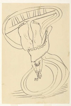 Finstere Galerie. 1. Akt: Mephistopheles: Versinke denn! ich könnt’ auch sagen: steige!