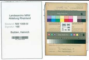 Entnazifizierung Heinrich Bodden , geb. 28.09.1889 (Haendlerin)