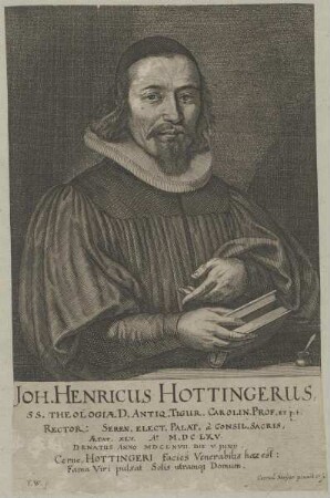Bildnis des Joh. Henricus Hottingerus