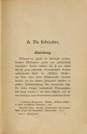 Die philosophischen Grundgedanken in Goethes Wilhelm Meister